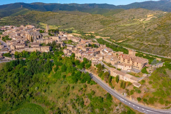 Vue Panoramique Village Espagnol Sos Del Rey Catolico — Photo