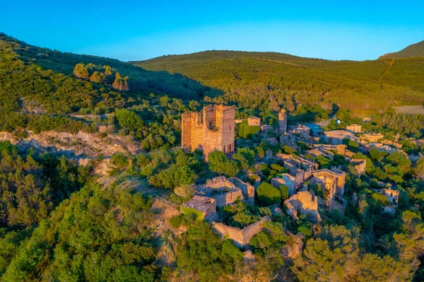 Вид Замок Руеста Іспанії — стокове фото