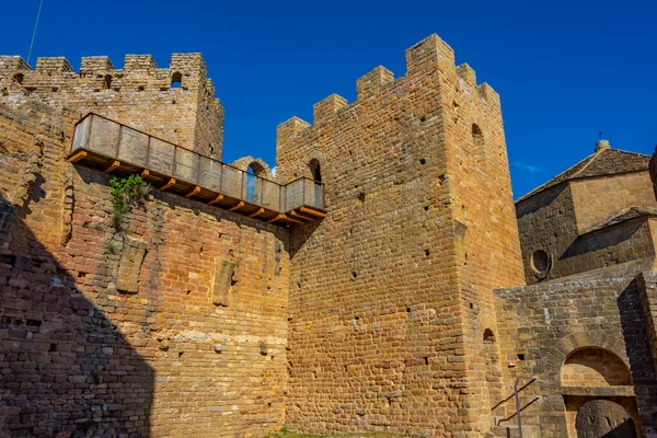 Zamek Loarre Prowincji Aragon Hiszpanii — Zdjęcie stockowe