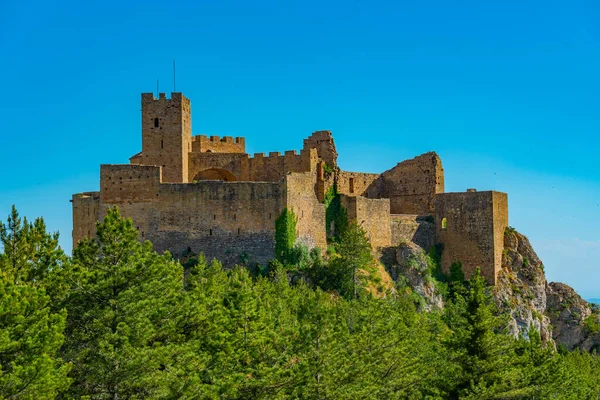 stock image View of Loarre castle in Spain.