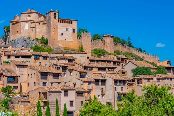 stock image Panorama view of Alquezar village in Spain.