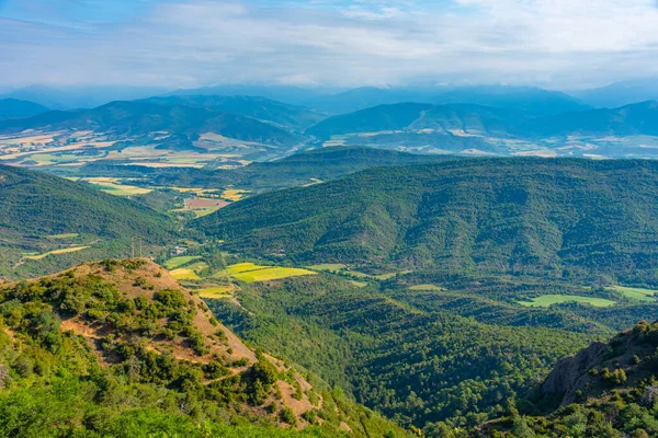 Pyrenäen Panorama Der Nähe Des Spanischen Dorfes Jaca — Stockfoto