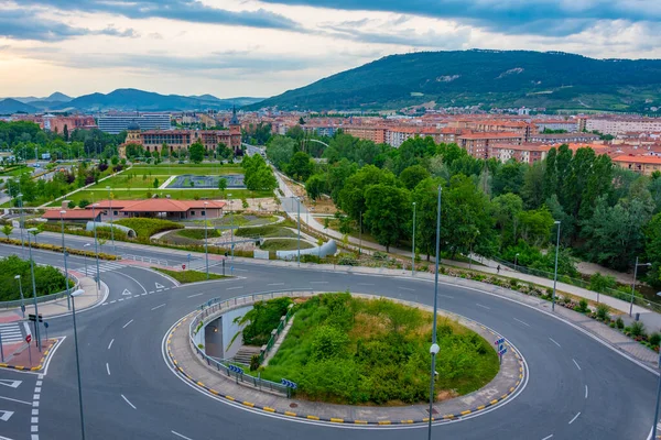 stock image Aerial view of Pamplona, Spain.