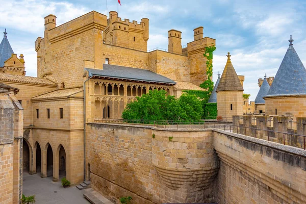 Крепостные Валы Королевского Дворца Олите Испании — стоковое фото