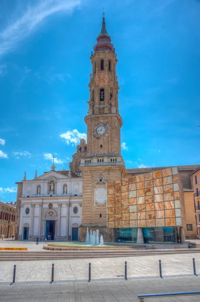 Catedral Del Salvador Zaragoza Zaragoza Spanien — Stockfoto