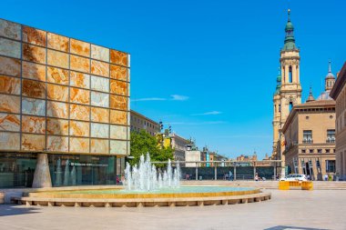 İspanyol şehri Zaragoza 'daki Museo del Foro de Caesaraugusta.