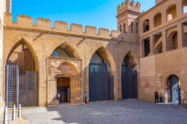 aljaferia Sarayı: Zaragoza, İspanya.