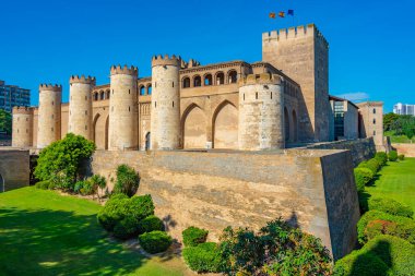 aljaferia Sarayı: Zaragoza, İspanya.