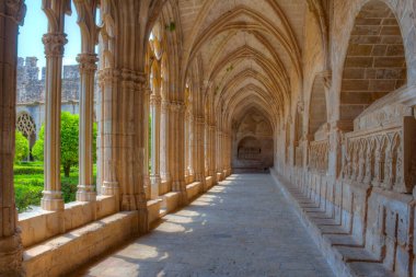 İspanya 'daki Santes Creus Manastırı' nda manastır..