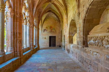 İspanya 'daki Santes Creus Manastırı' nda manastır..