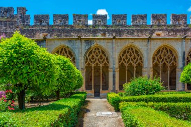 İspanya 'daki Santes Creus Manastırı' nda manastır..