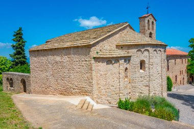 Ermita de Santa Cecilia İspanya 'daki Montserrat dağında.