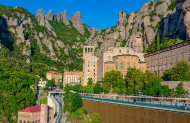 Santa maria de montserrat Manastırı İspanya.