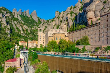 Santa maria de montserrat Manastırı İspanya.