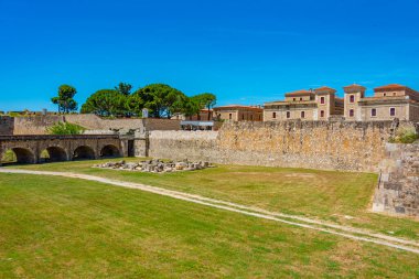 Castell de Sant Ferran İspanyol şehir figürleri.