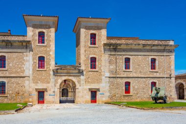 Castell de Sant Ferran İspanyol şehir figürleri.