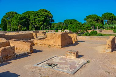 Katalunya, İspanya 'daki antik Roma harabeleri boşaltıldı.