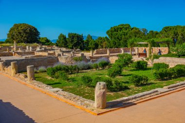 Katalunya, İspanya 'daki antik Roma harabeleri boşaltıldı.
