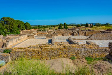 Katalunya, İspanya 'daki antik Roma harabeleri boşaltıldı.