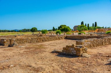 Katalunya, İspanya 'daki antik Roma harabeleri boşaltıldı.