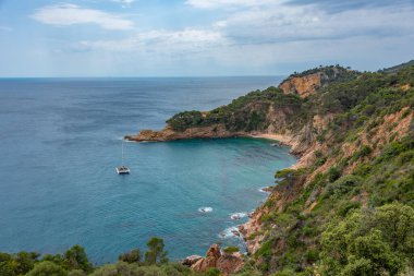 İspanya 'da Costa Brava kıyıları.