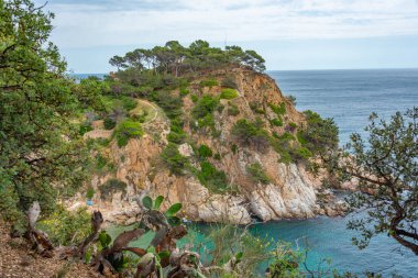 İspanya 'da Costa Brava kıyıları.