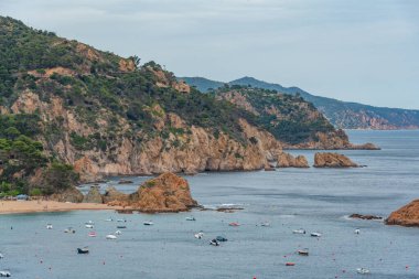 İspanya 'da Costa Brava kıyıları.