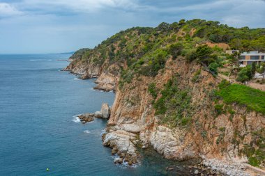 İspanya 'da Costa Brava kıyıları.