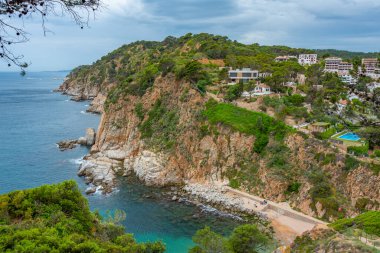İspanya 'da Costa Brava kıyıları.