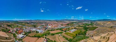 İspanyol şehri Calatayud Panorama Manzarası.