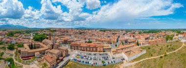 İspanyol şehri Tarazona Panorama Manzarası.