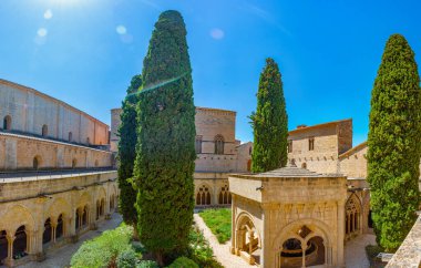 İspanya 'daki Santes Creus Manastırı' nda manastır..