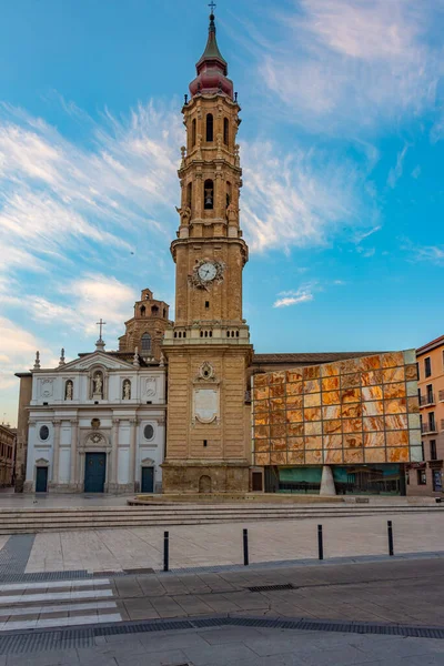 Catedral Del Salvador Zaragoza Saragozza Spagna — Foto Stock