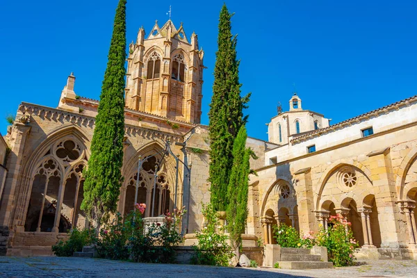 Spanya Vallbona Les Monges Santa Maria Manastırı — Stok fotoğraf