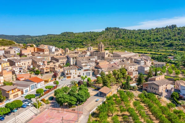 Aerial View Vallbona Les Monges Spain — Stock Photo, Image