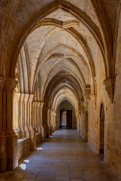 Kloster Vid Klostret Santa Maria Poblet Spanien — Stockfoto