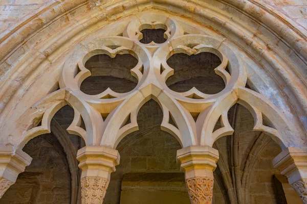 Cloître Monastère Santa Maria Poblet Espagne — Photo