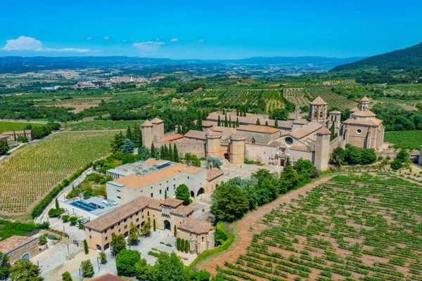 Вид Воздуха Монастырь Сантес Крей Испании — стоковое фото