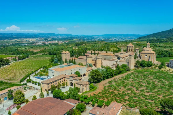 Вид Воздуха Монастырь Сантес Крей Испании — стоковое фото