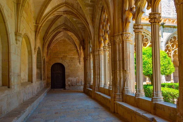 Klasztor Klasztorze Santes Creus Hiszpanii — Zdjęcie stockowe