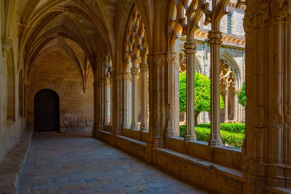 Cloître Monastère Santes Creus Espagne — Photo