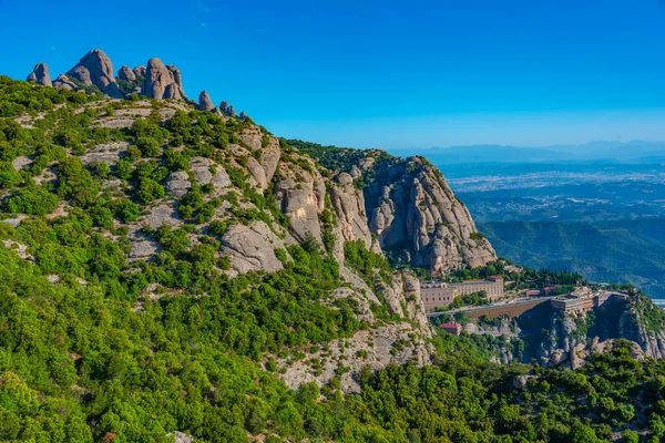 Formaciones Rocosas Parc Natural Muntanya Montserrat España — Foto de Stock