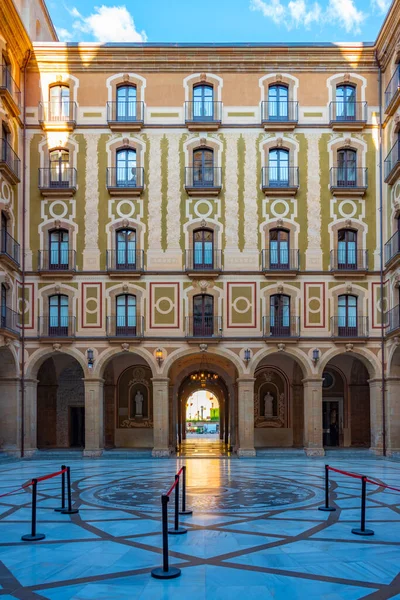 Innenhof Der Abtei Santa Maria Montserrat Spanien — Stockfoto