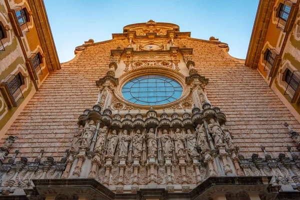 Cour Intérieure Abbaye Santa Maria Montserrat Espagne — Photo
