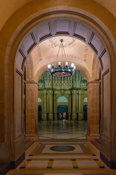 Внутренний Двор Аббатства Санта Мария Монсеррат Испании — стоковое фото