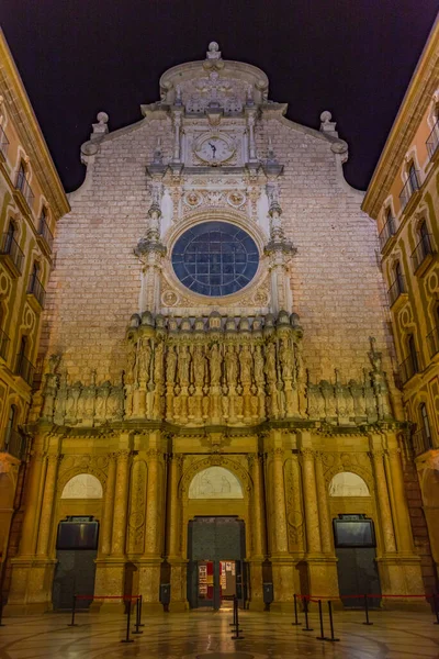 Внутрішній Двір Абатства Санта Марія Монсеррат Іспанії — стокове фото