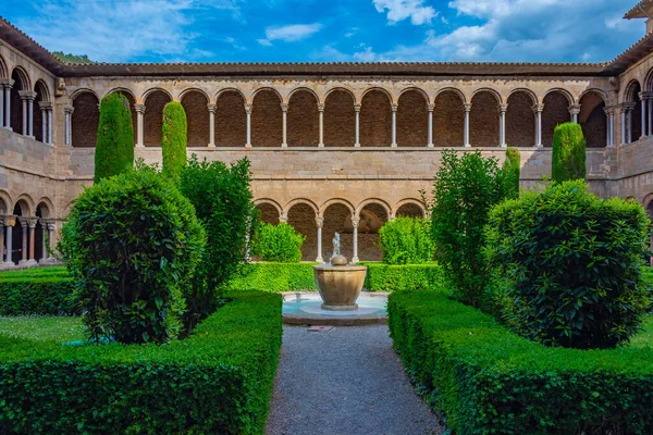 Cloister Monastery Santa Maria Ripoll Spain — Stock Photo, Image