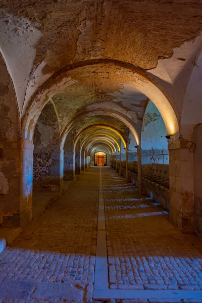 stock image Former stables at Castell de Sant Ferran in Spanish town Figueres.