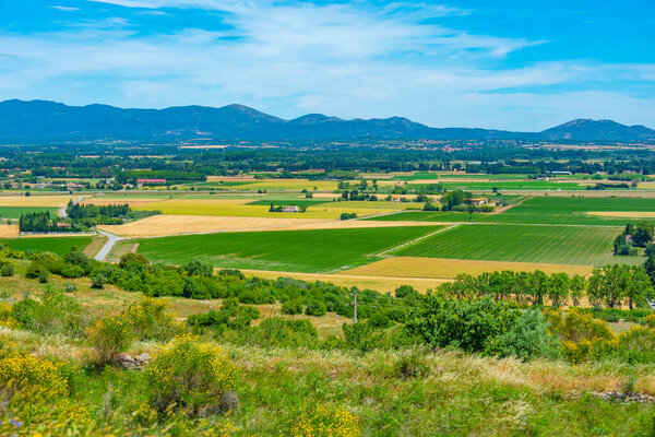 Agricultural landscape of Catalunya region in Spain.