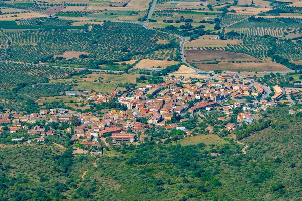 スペインのパラオ サヴェラ村の空中写真 — ストック写真